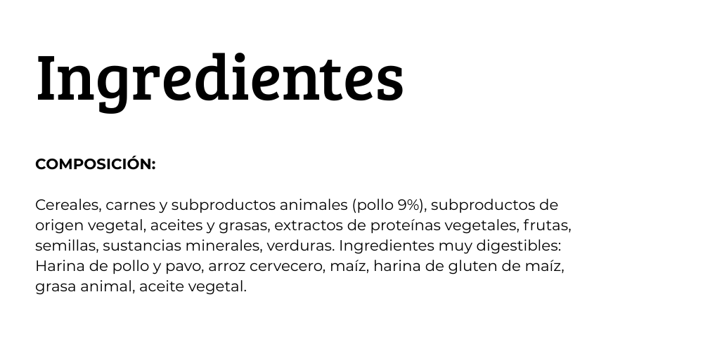 Etiqueta informaci&oacute;n alimentaria 2